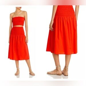NWT Rails Selena‎ Midi Skirt Smock Waist Size XS